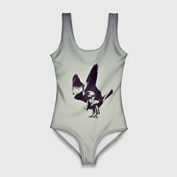 Женский купальник-боди Атакующий ястреб