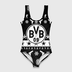 Купальник-боди 3D женский Borussia x counter strike, цвет: 3D-принт