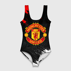 Женский купальник-боди Манчестер Юнайтед текстура