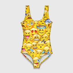 Женский купальник-боди Emoji