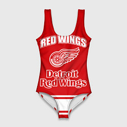 Женский купальник-боди Detroit red wings