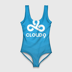 Купальник-боди 3D женский Cloud 9, цвет: 3D-принт