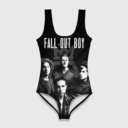 Женский купальник-боди Fall out boy band