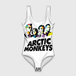 Женский купальник-боди Arctic Monkeys: Music Wave