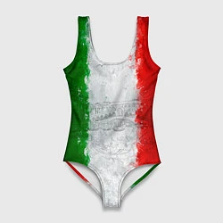 Купальник-боди 3D женский Italian, цвет: 3D-принт