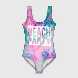 Купальник-боди 3D женский Beach Party, цвет: 3D-принт