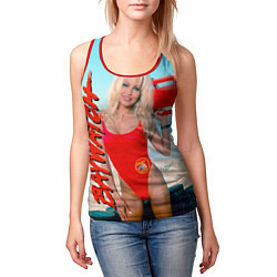Майка-безрукавка женская Baywatch: Pamela Anderson, цвет: 3D-красный — фото 2