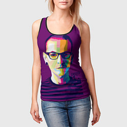 Майка-безрукавка женская Честер Беннингтон, цвет: 3D-черный — фото 2