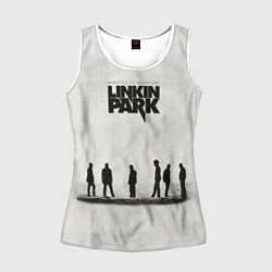 Майка-безрукавка женская Группа Linkin Park, цвет: 3D-белый