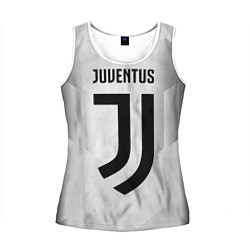 Майка-безрукавка женская FC Juventus: Silver Original, цвет: 3D-белый