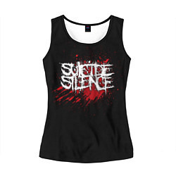 Майка-безрукавка женская Suicide Silence Blood, цвет: 3D-черный