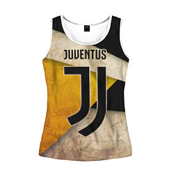 Майка-безрукавка женская FC Juventus: Old Style, цвет: 3D-белый
