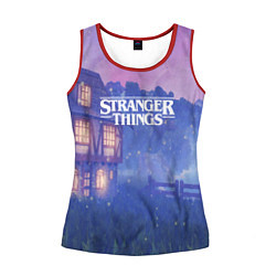 Майка-безрукавка женская Stranger Things: Magic House, цвет: 3D-красный