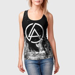 Майка-безрукавка женская LINKIN PARK, цвет: 3D-черный — фото 2