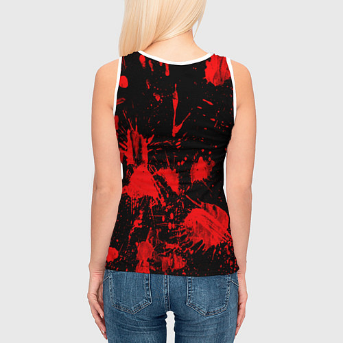 Женская майка без рукавов Linkin Park / 3D-Белый – фото 4