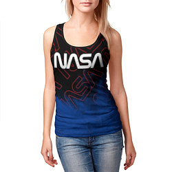 Майка-безрукавка женская NASA НАСА, цвет: 3D-черный — фото 2