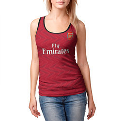 Майка-безрукавка женская Г Мхитарян футболка Арсенал, цвет: 3D-черный — фото 2