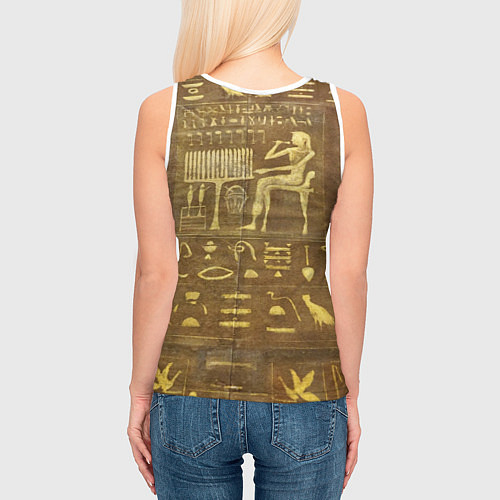 Женская майка без рукавов Настенная живопись / 3D-Белый – фото 4