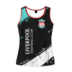 Майка-безрукавка женская Liverpool footba lclub, цвет: 3D-красный