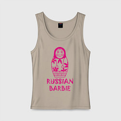 Женская майка Русская Барби
