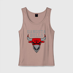 Женская майка Gangsta Bulls