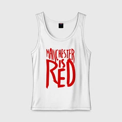 Женская майка Manchester is Red