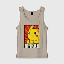 Женская майка Pikachu: Pika Pika