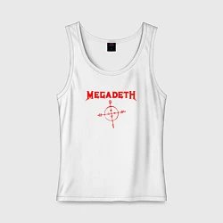 Женская майка Megadeth