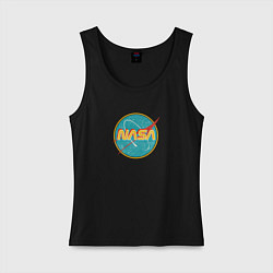 Женская майка NASA винтажный логотип