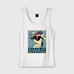 Женская майка Rainbow Dash swag