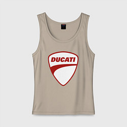 Женская майка Ducati Logo Дукати Лого Z