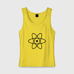 Женская майка Атом