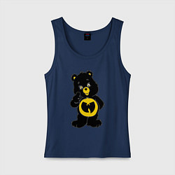 Майка женская хлопок Wu-Tang Bear, цвет: тёмно-синий