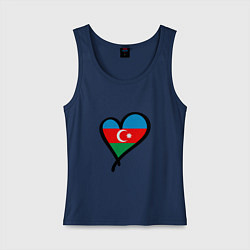 Женская майка Azerbaijan Heart