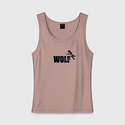 Женская майка Wolf brand