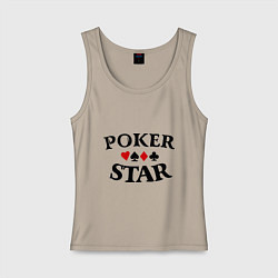 Женская майка Poker Star