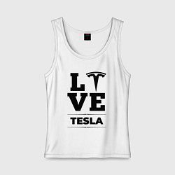 Женская майка Tesla Love Classic