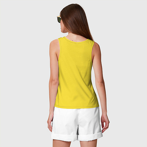 Женская майка Thats not my problem / Желтый – фото 4