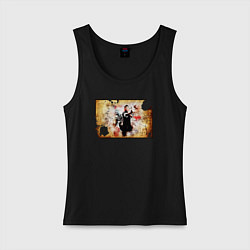 Майка женская хлопок IP MAN, цвет: черный