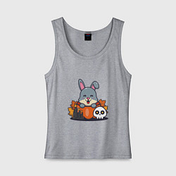 Женская майка Rabbit halloween