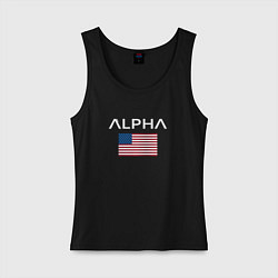 Женская майка Alpha USA