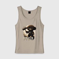 Женская майка Animal power