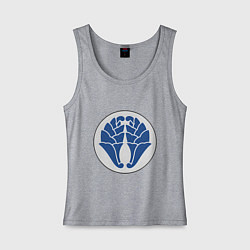 Майка женская хлопок Клан Отомо Total War: Shogun 2, цвет: меланж