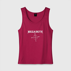 Майка женская хлопок Megadeth: Cryptic Writings, цвет: маджента