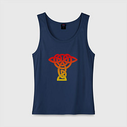 Женская майка Скандинавский огненный узор