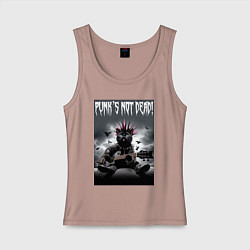 Женская майка Cool kitten - punks not dead