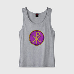 Майка женская хлопок Восточная Римская Империя Rome: Total War, цвет: меланж