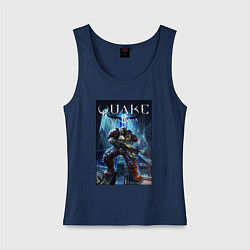 Майка женская хлопок Quake arena - Ranger, цвет: тёмно-синий