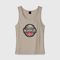 Женская майка Норвегия