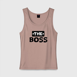 Женская майка Boss начальник